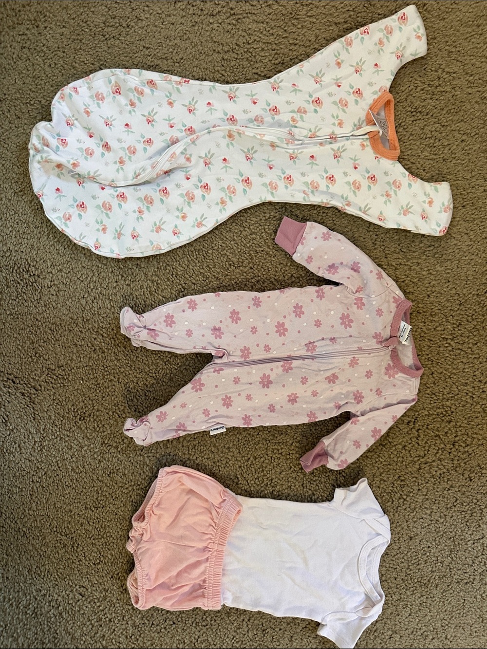 Newborn baby girl clothes lot